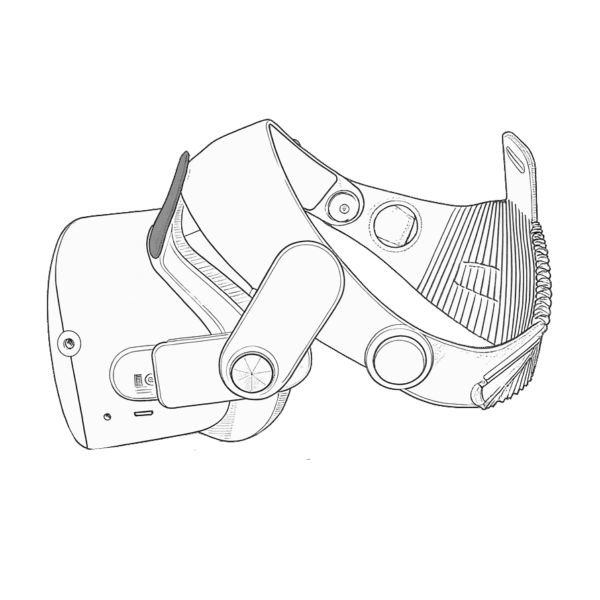 HMD シリコンメッシュ・ストラップ for Quest 2 | Eliteストラップ